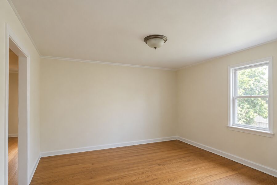 The same ceiling patched and repainted